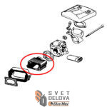Prirubnica karburatora za Husqvarna 66 266 zamenska - Slika 2